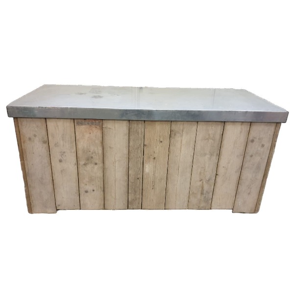 Buffet bar Steigerhout met Zinkenblad