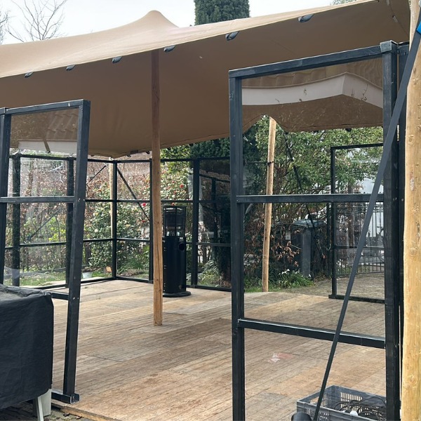 Vaste zijwand - Per meter