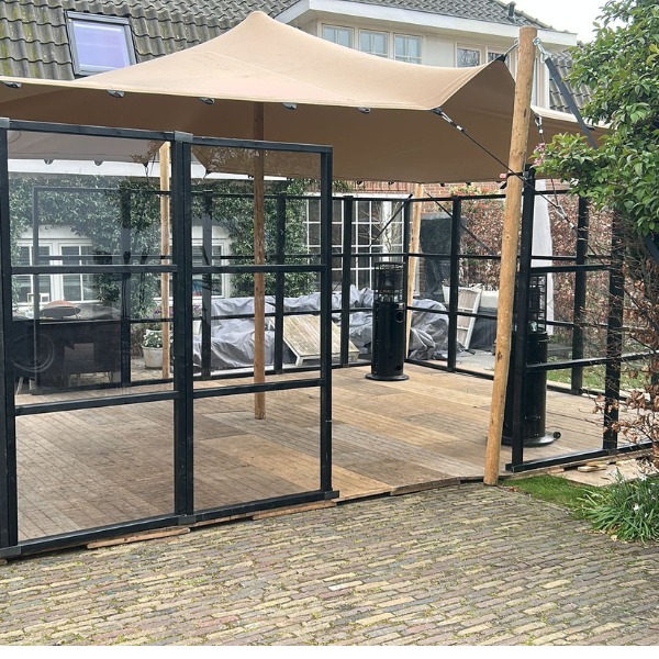 Vaste zijwand - Per meter