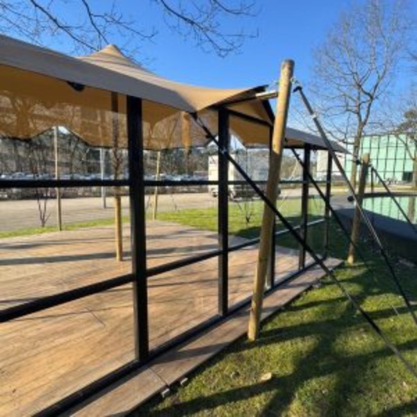 Vaste zijwand - Per meter